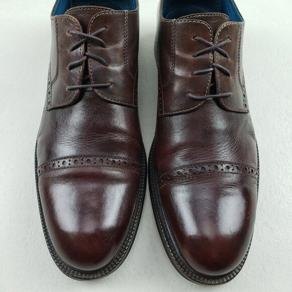 Mark Nason X Skechers Oxford Shoe Mens 10 Brown Leather Lace Up Cap Toe Dress main image 14